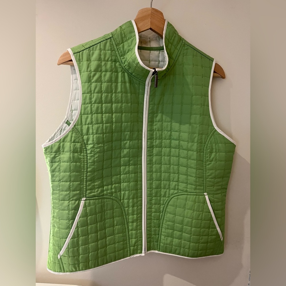 Lime green light weight vest